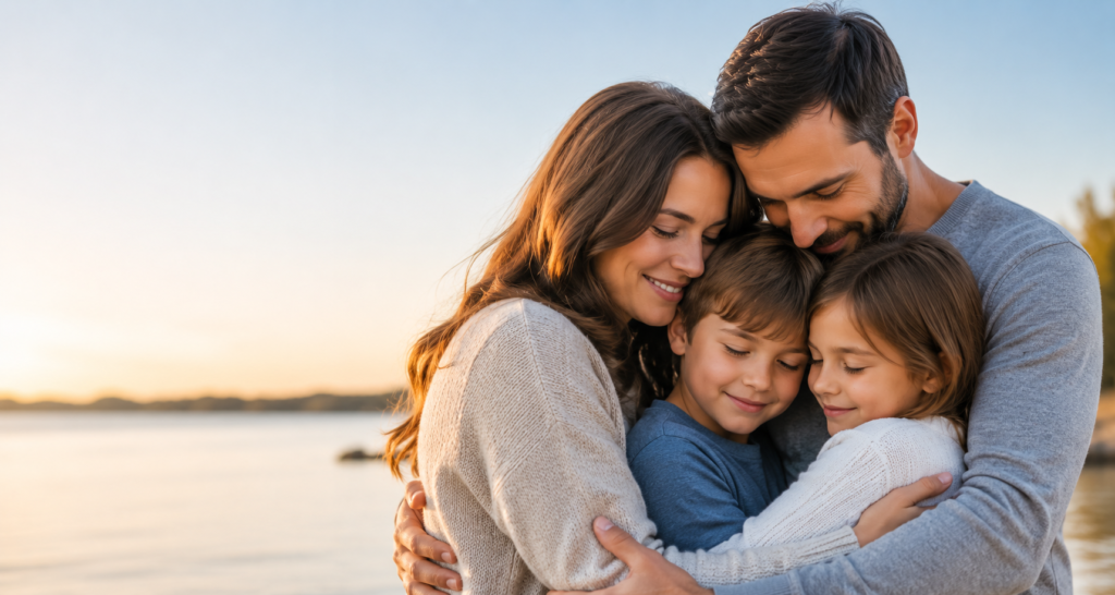 Family Embracing